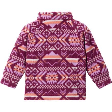 цена Флисовая куртка с принтом Benton Springs II – для маленьких девочек Columbia, цвет Marionberry Checkered Peaks