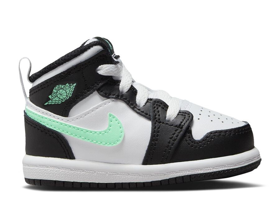 

Кроссовки Air Jordan Air Jordan 1 Mid Td 'Green Glow', черный