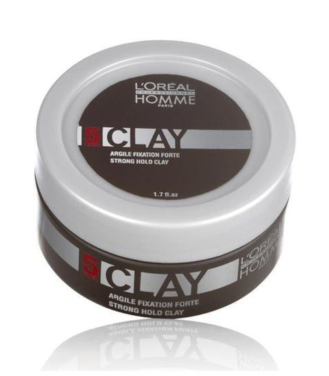 Глина для моделирования волос, 50 ​​мл L'Oreal Professionnel, Homme Clay, L'Oréal Professionnel loreal homme clay глина для стайлинга 50 мл