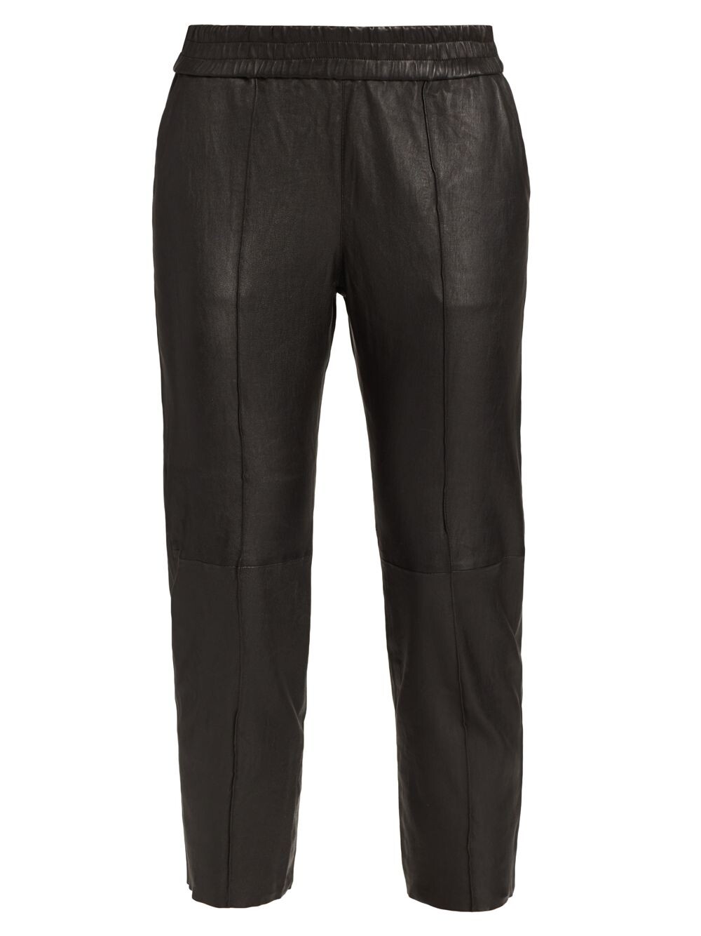

Кожаные джоггеры Slim Fit SPRWMN, черный