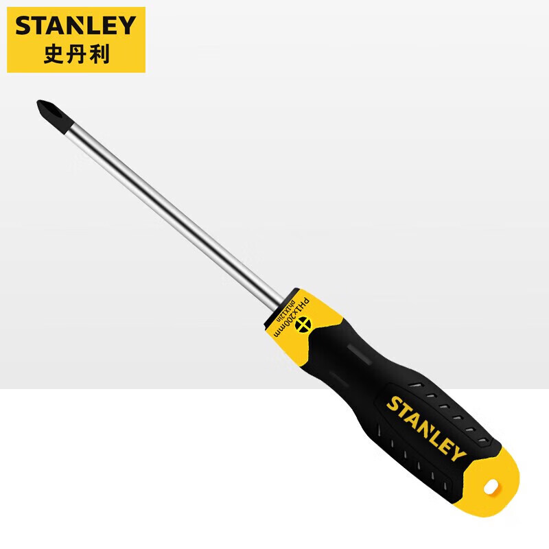 Мощная крестовая отвертка STANLEY с магнитной отверткой PH1x200 мм STMT67555-8-23