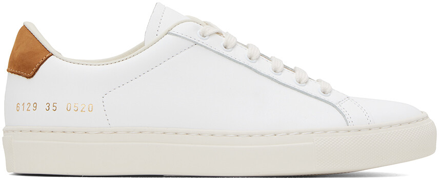 

Общие проекты Белые низкие кроссовки в стиле ретро Common Projects