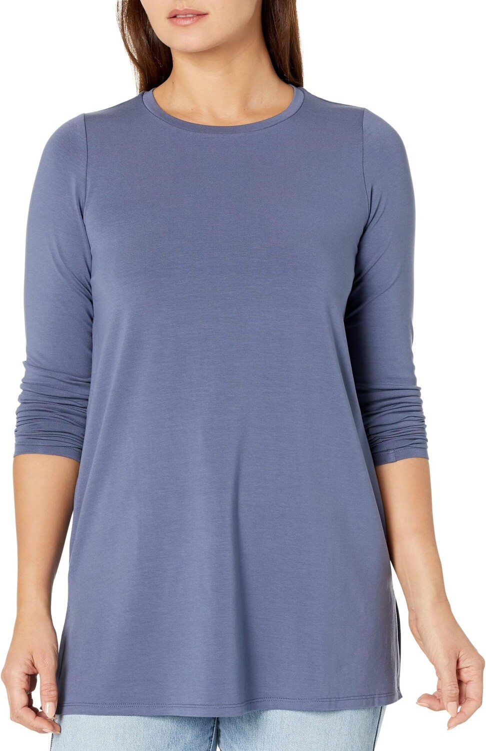 

Туника Eileen Fisher Petite Crew Neck Tunic, цвет Twilight