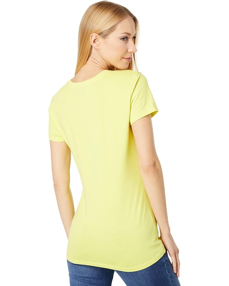 

Футболка U.S. POLO ASSN. Stretch Crew Neck Tee, цвет Lemon Tonic