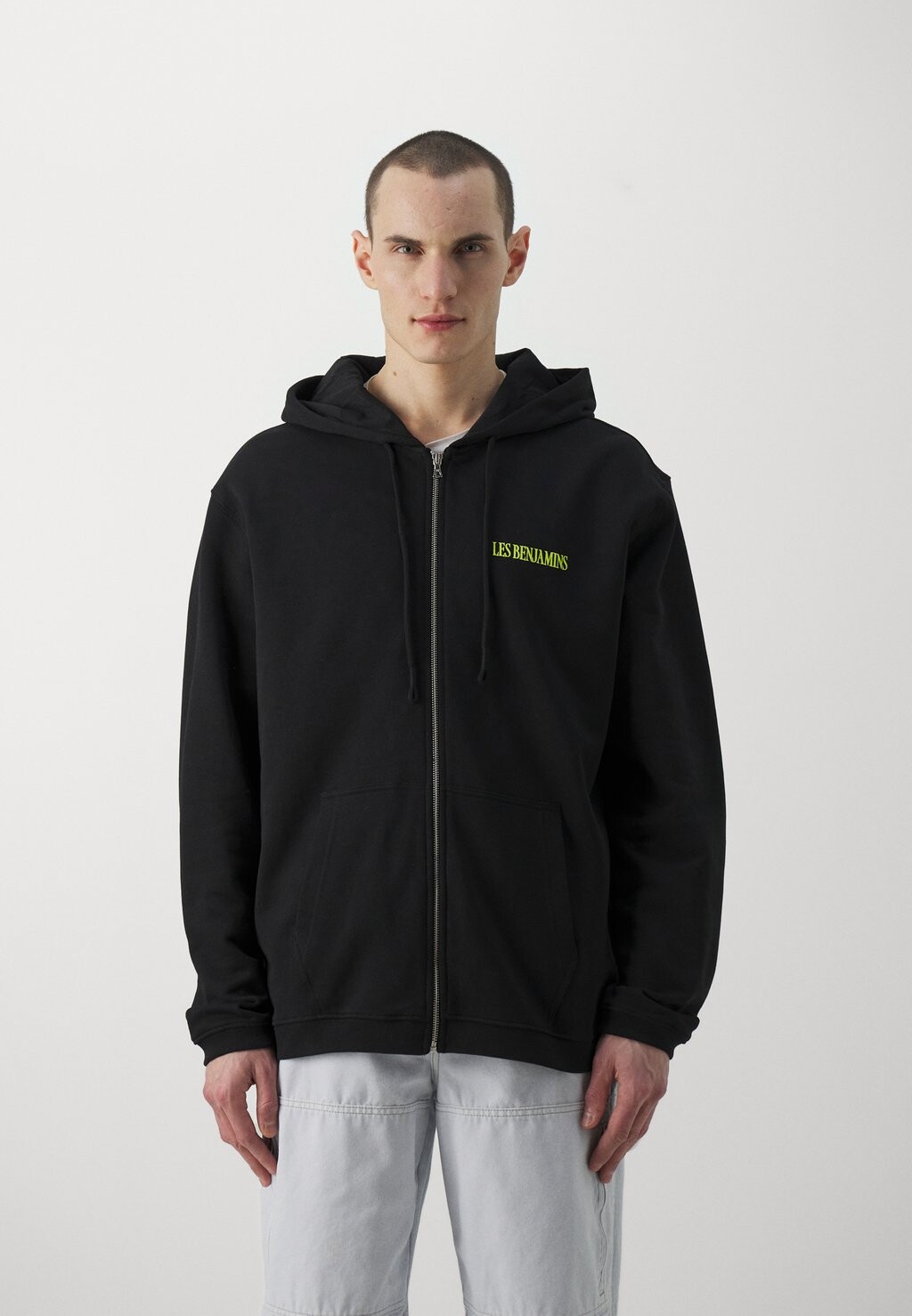 

Толстовка на молнии RELAXED ZIP HOODIE UNISEX Les Benjamins, черный
