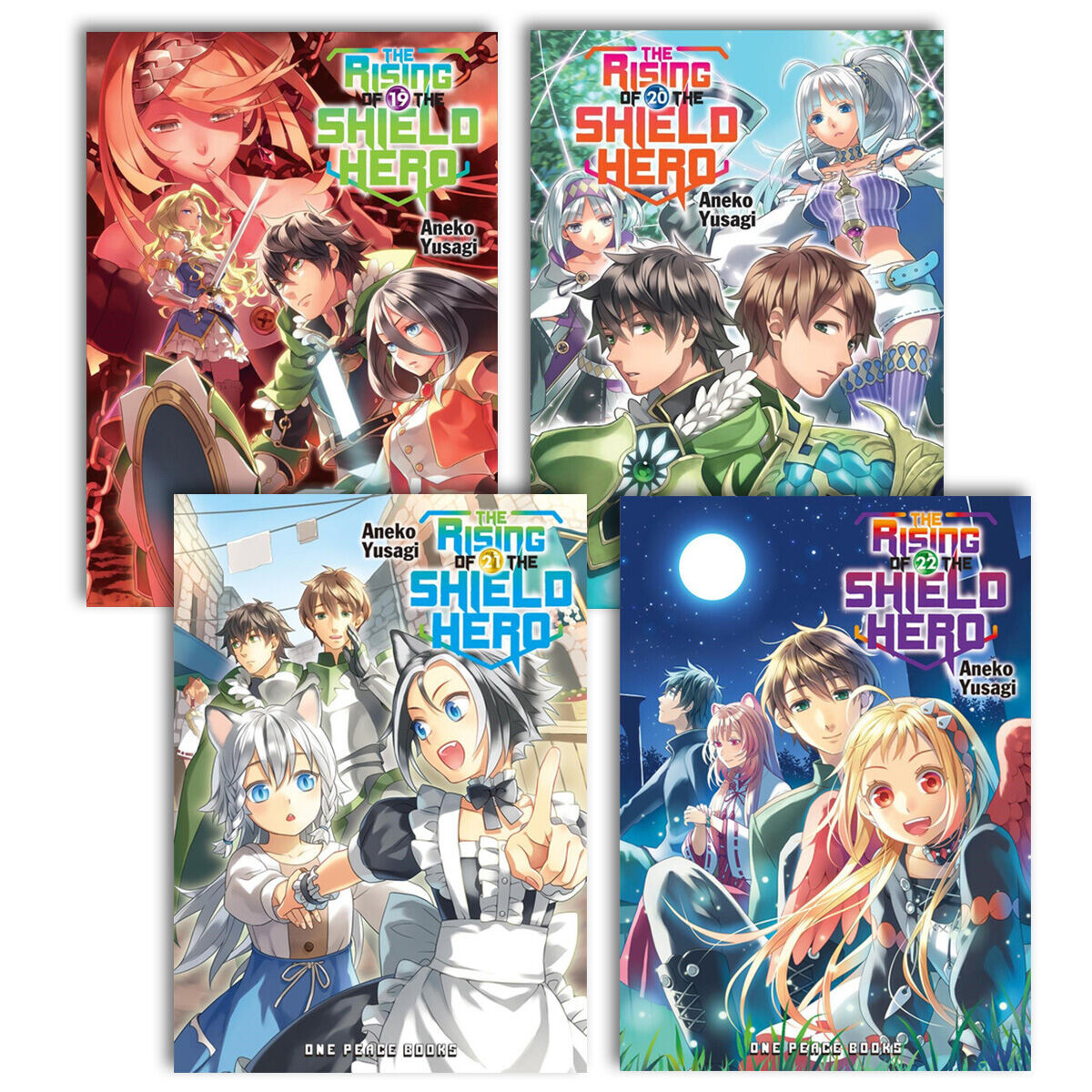 

Новелла The Rising of the Shield Hero Novel (19-22) Bundle