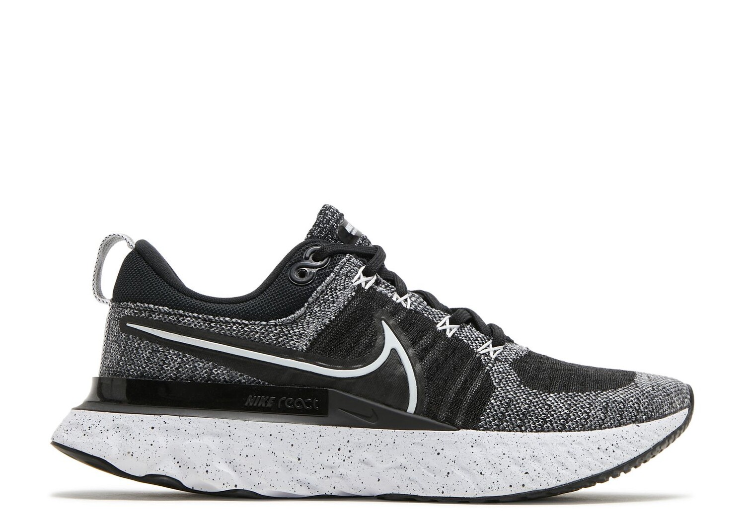 

Кроссовки Nike Wmns React Infinity Run Flyknit 2 'White Black', черный