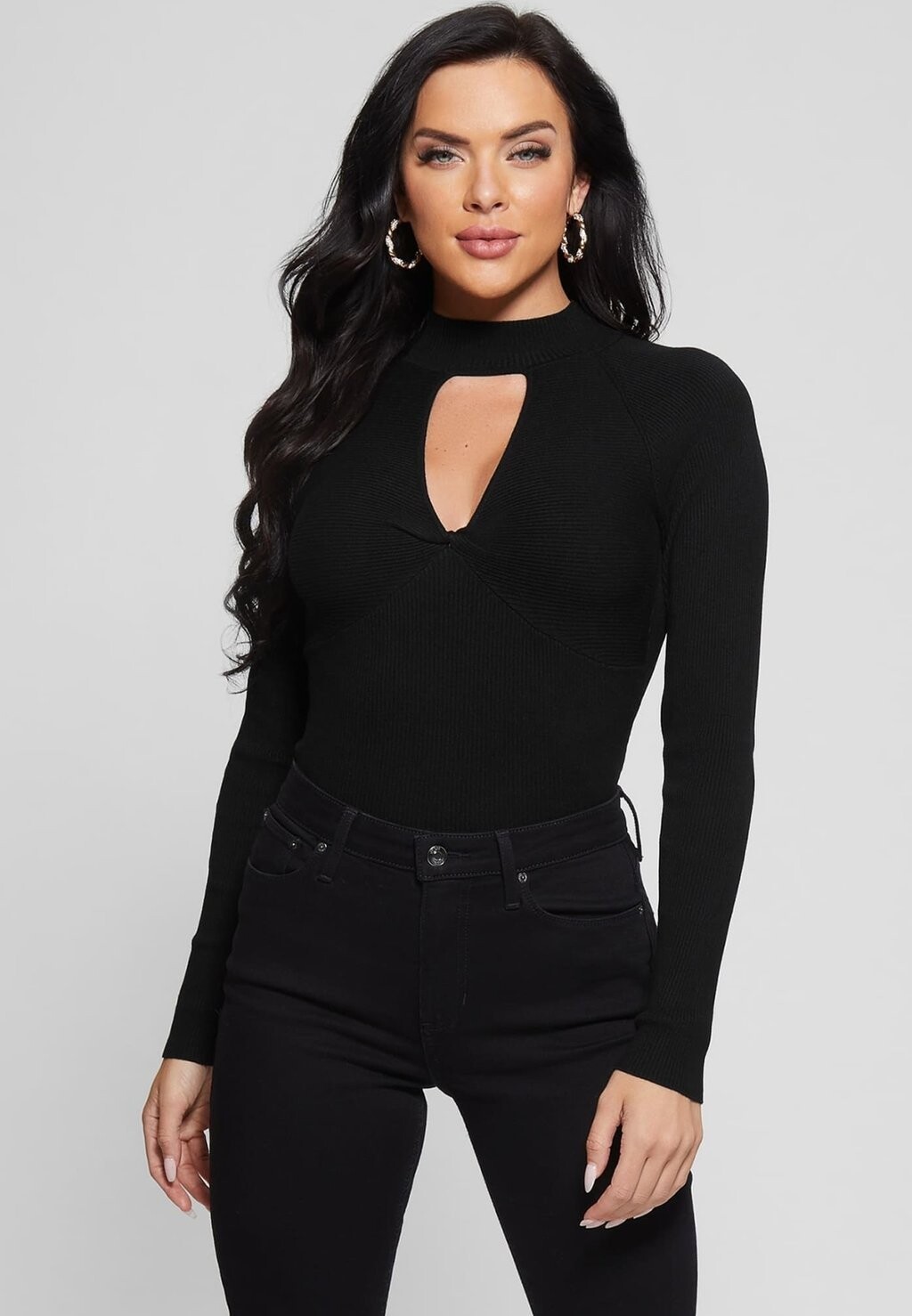 

Свитшот Guess MIT CUT OUT, черный
