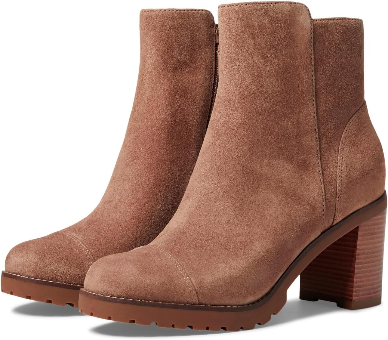 

Ботильоны Foster Inside Zip Bootie 80 mm Cole Haan, цвет Light Whiskey Suede