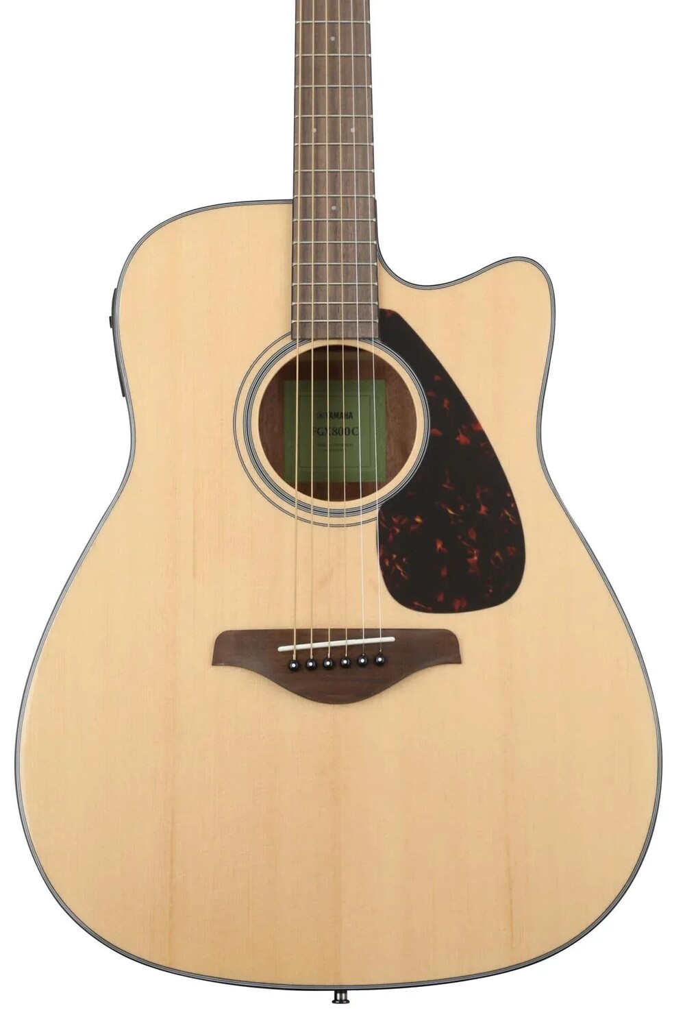 

Yamaha FGX800C Dreadnought в разрезе — натуральный