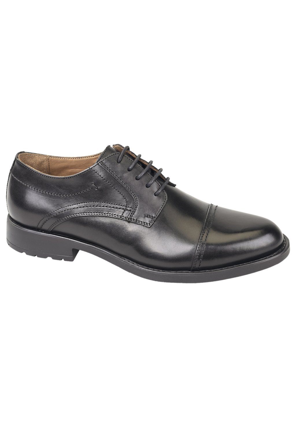 Элегантные туфли на шнуровке Classica Valleverde, черный элегантные туфли на шнуровке joop черный