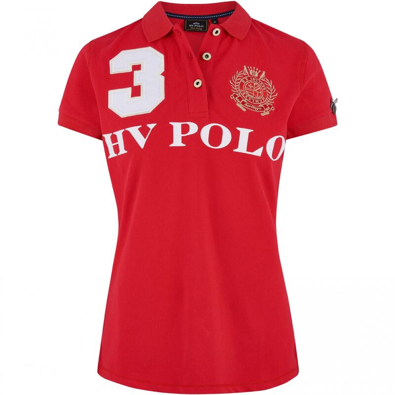 цена Рубашка-поло женская HVPFavouritas EQ красная HV POLO, цвет rot
