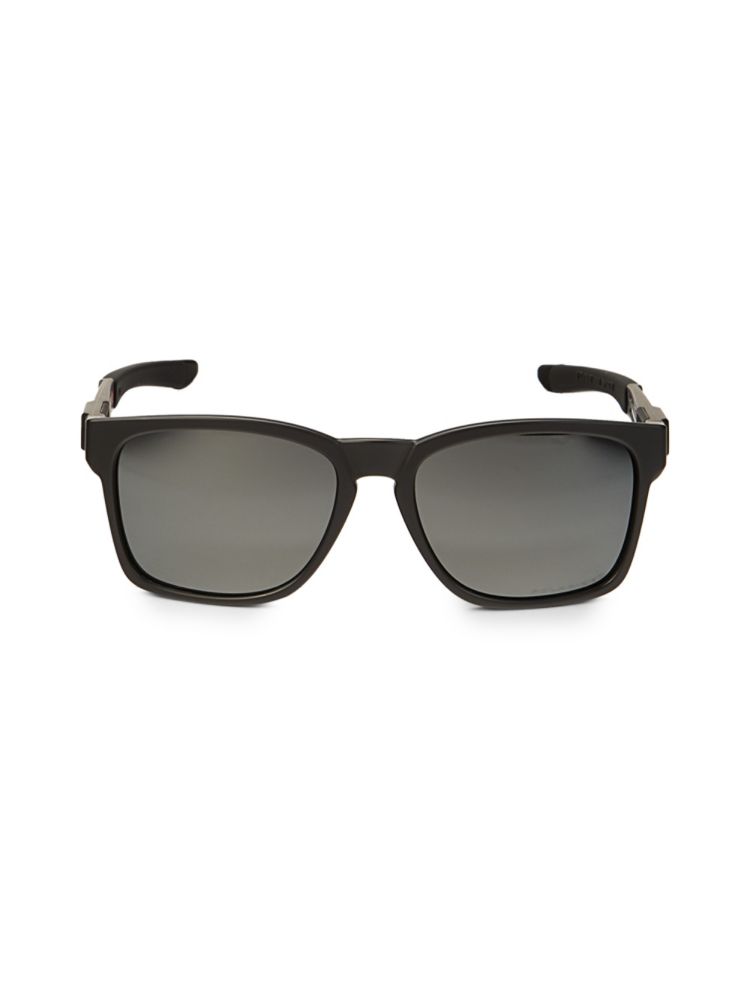 Квадратные солнцезащитные очки 56MM Oakley, черный солнцезащитные очки с щитком 56mm web черный