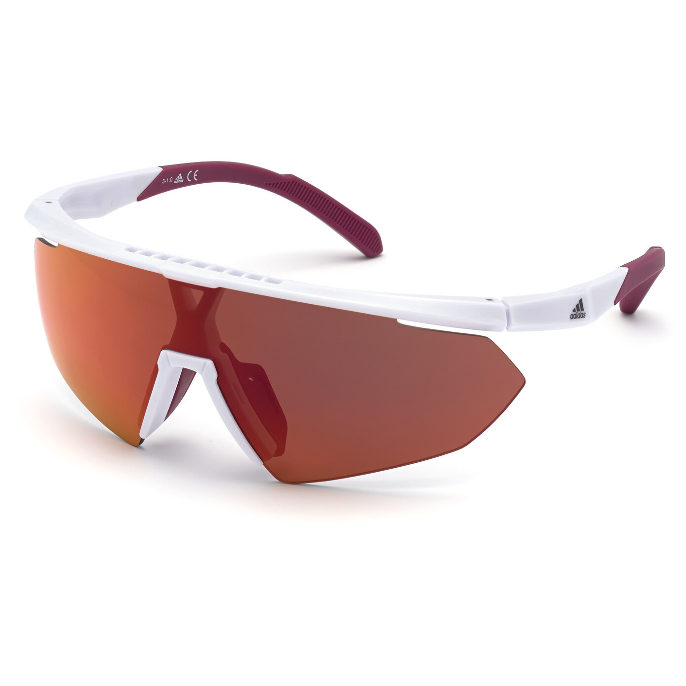 

Велосипедные очки Adidas SP0015 Mirror Cat 3 + Spare Lens Cat 1, белый