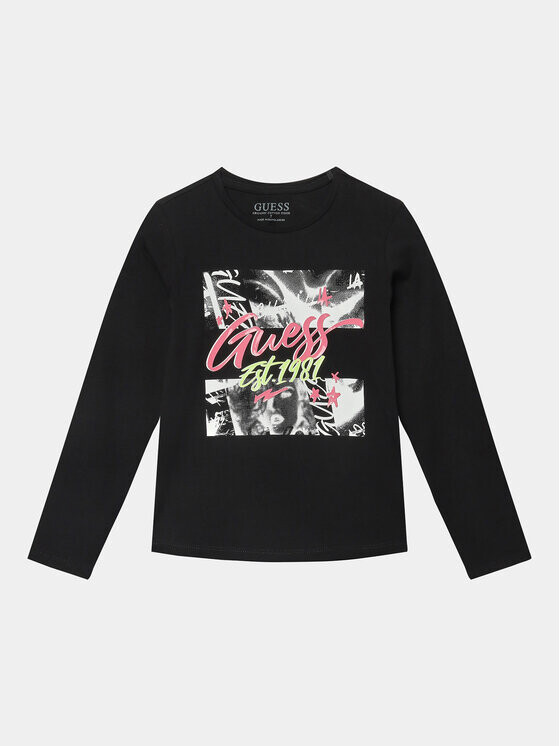 

Блуза стандартного кроя Guess, черный