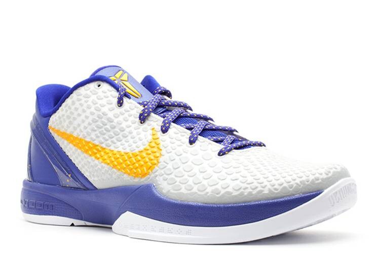 

Кроссовки Nike ZOOM KOBE 6 'LAKERS HOME', белый
