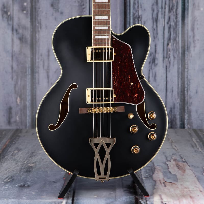 

Электрогитара Ibanez Artcore AF75G-02 Hollowbody, Black Flat