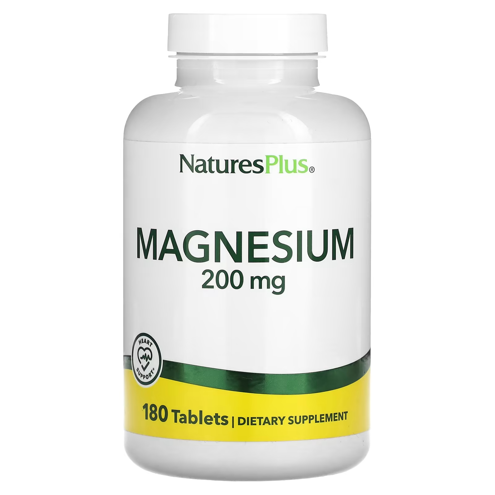 Пищевая добавка NaturesPlus Магний, 180 капсул пищевая добавка naturesplus sugar control 60 капсул