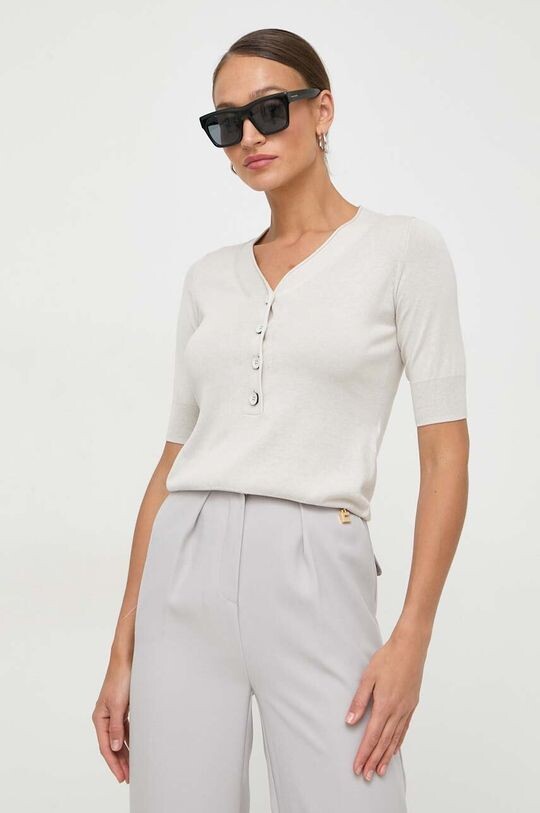 

Шелковый свитер Max Mara Leisure, бежевый