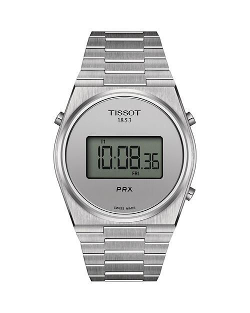

Цифровые часы PRX, 40 мм Tissot, цвет Silver