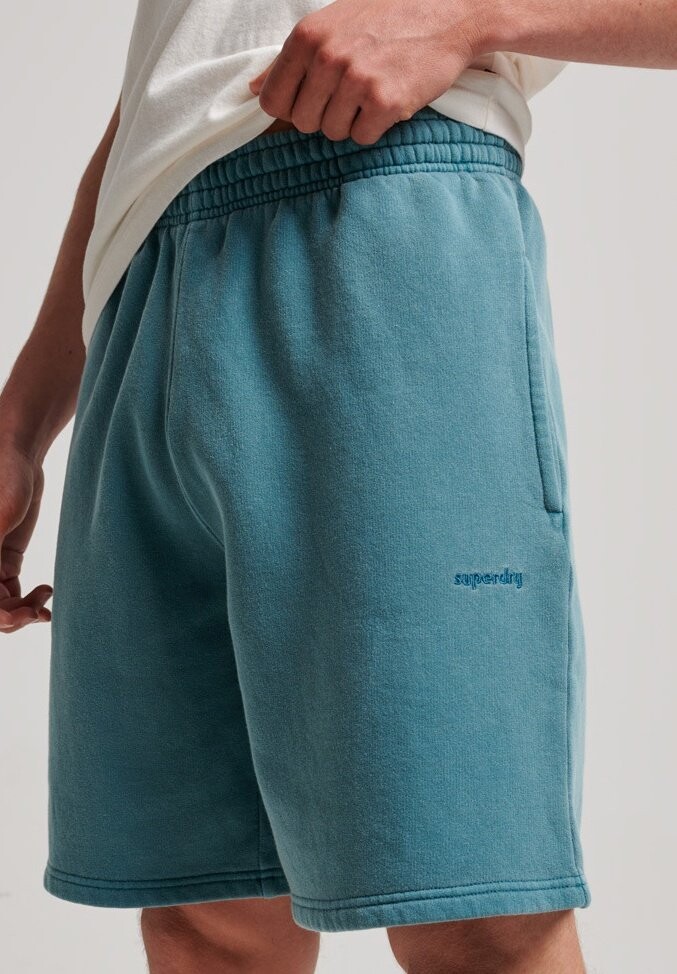 

Шорты VINTAGE MARK Superdry, бирюзовый