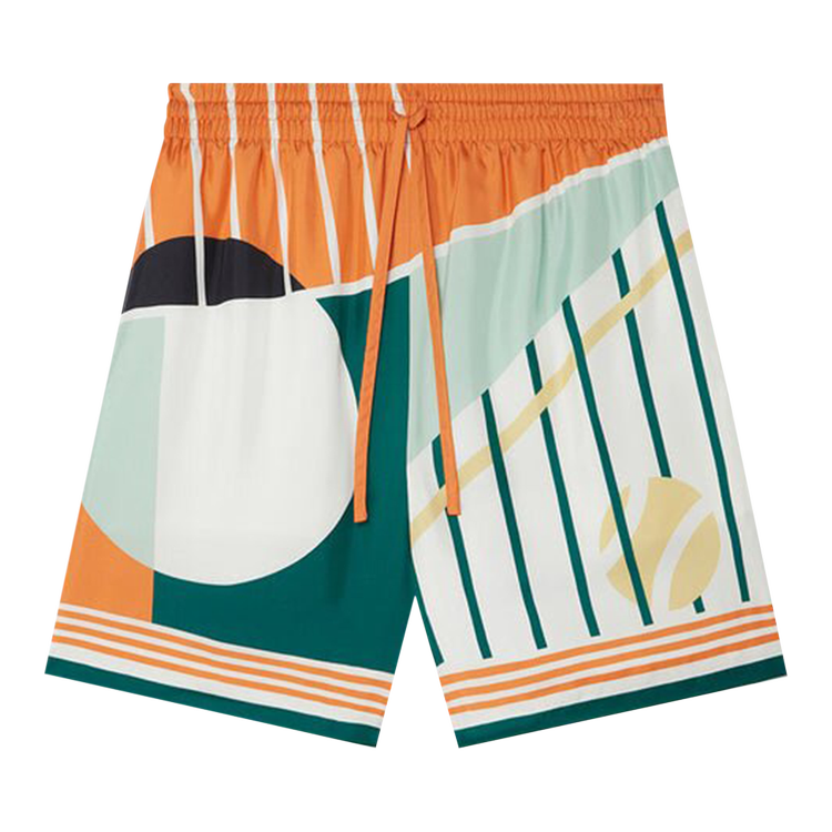 Шорты Casablanca Court Abstrait Silk 'Multicolor', разноцветный шорты casablanca silk shorts with drawstrings collage разноцветный