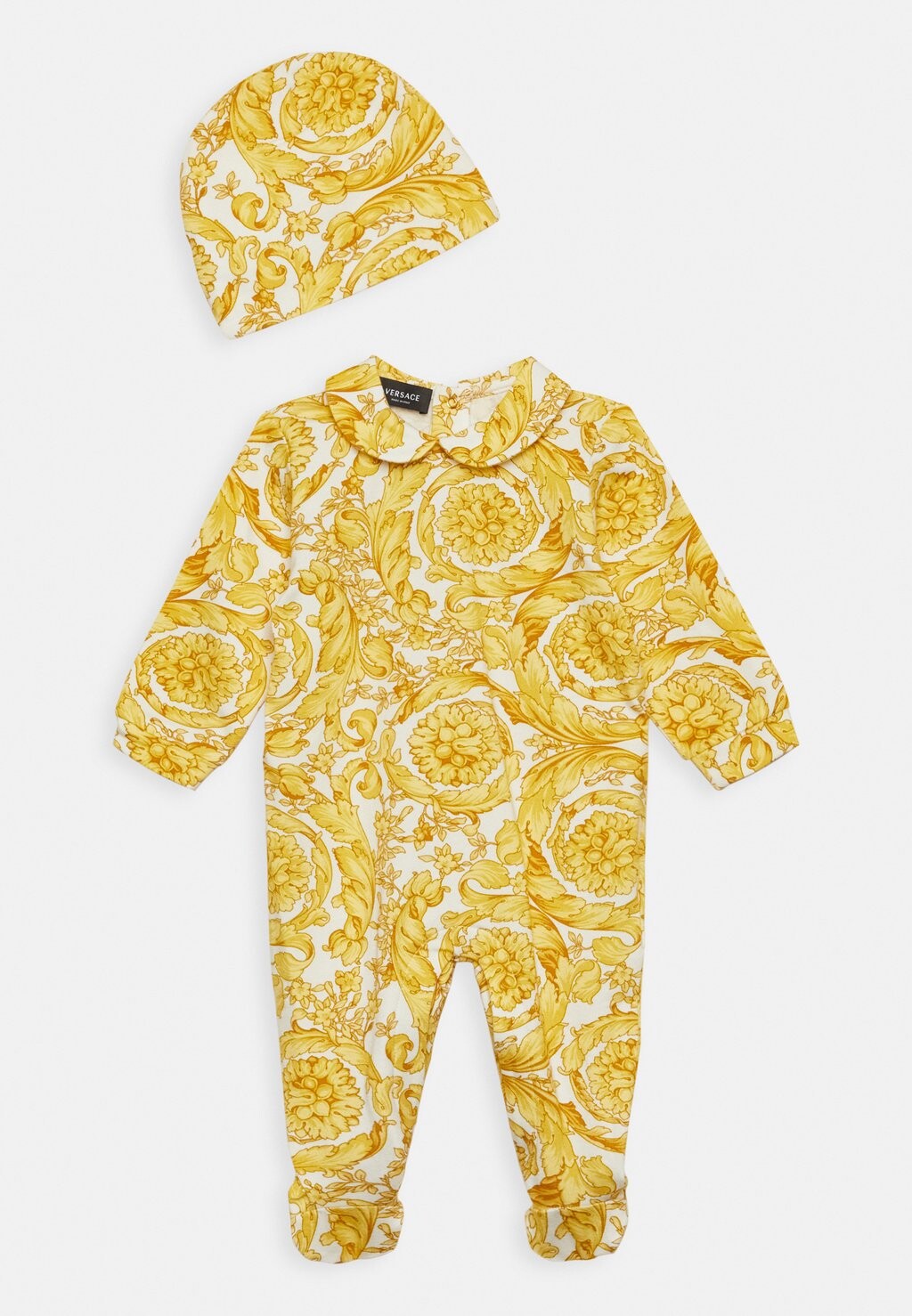 

Пижамы GIFT SET JERSEY BAROCCO KIDS UNISEX Versace, цвет bianco+oro