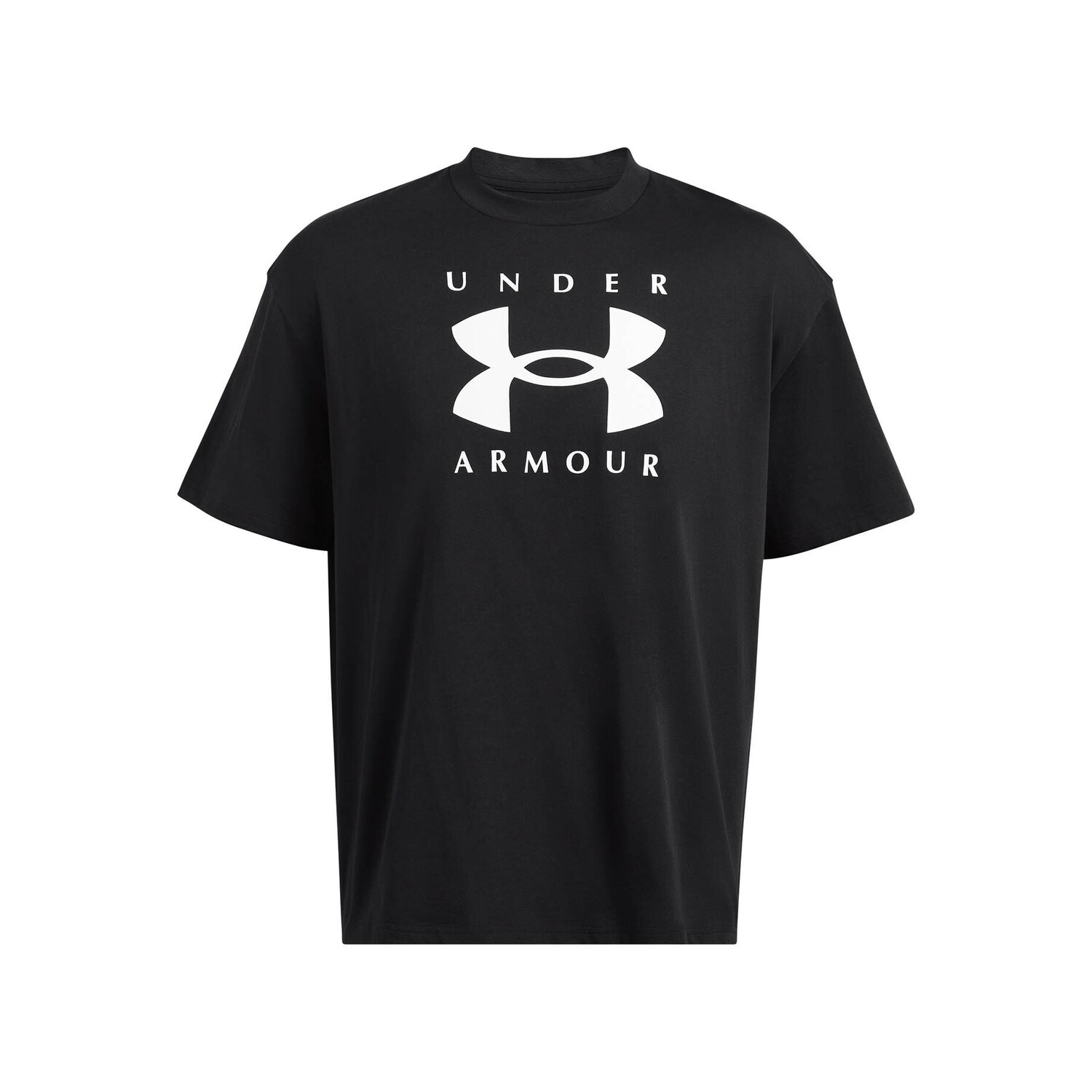 

Футболка тяжеловес os с брендом Under Armour, черный
