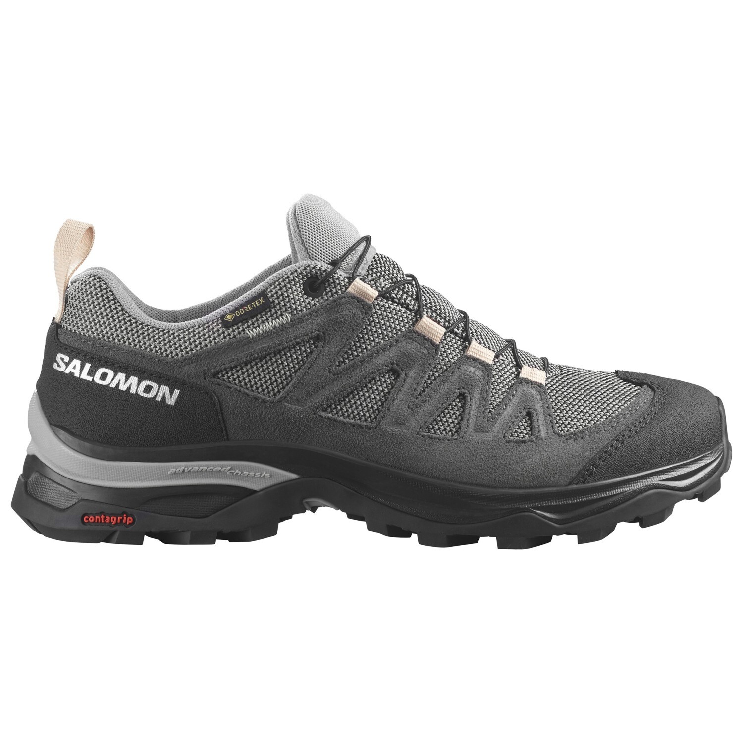 

Мультиспортивная обувь Salomon Women's X Ward Leather GTX, цвет Gull/Black/Ebony