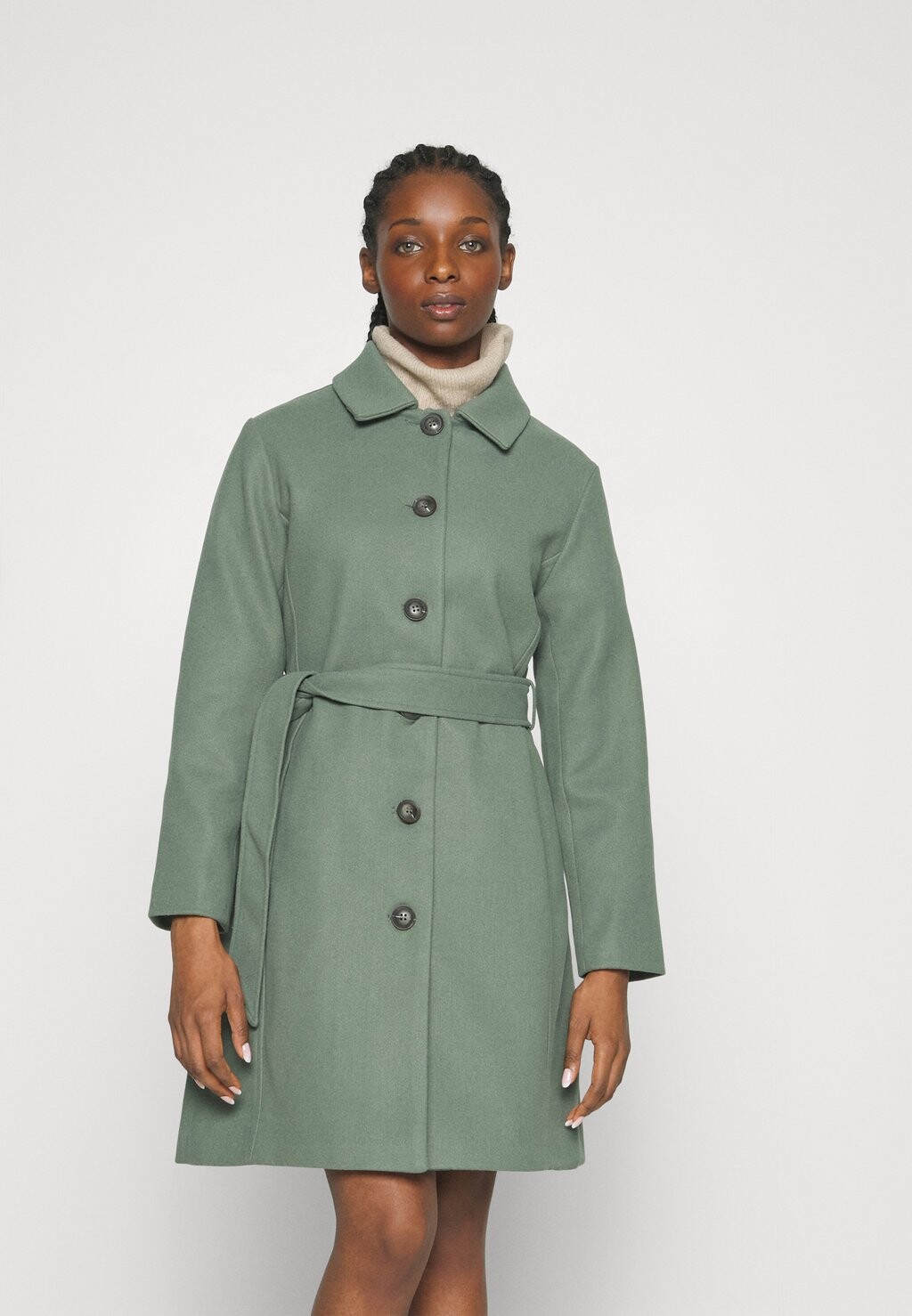 

Классическое пальто Vilidra Belt Coat VILA Petite, цвет laurel wreath