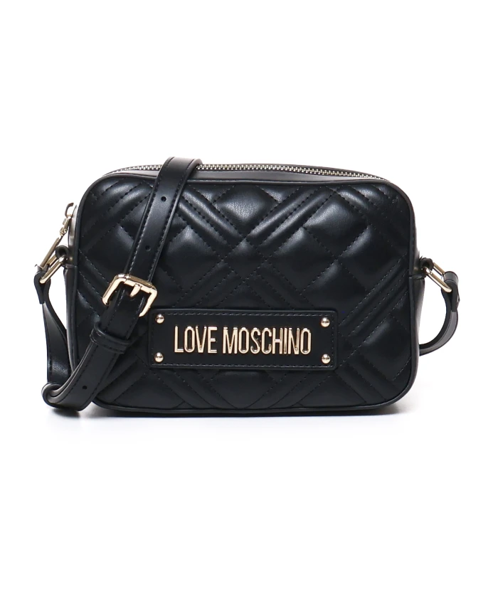 

Сумка через плечо с мягкой подкладкой из эко кожи Love Moschino, черный