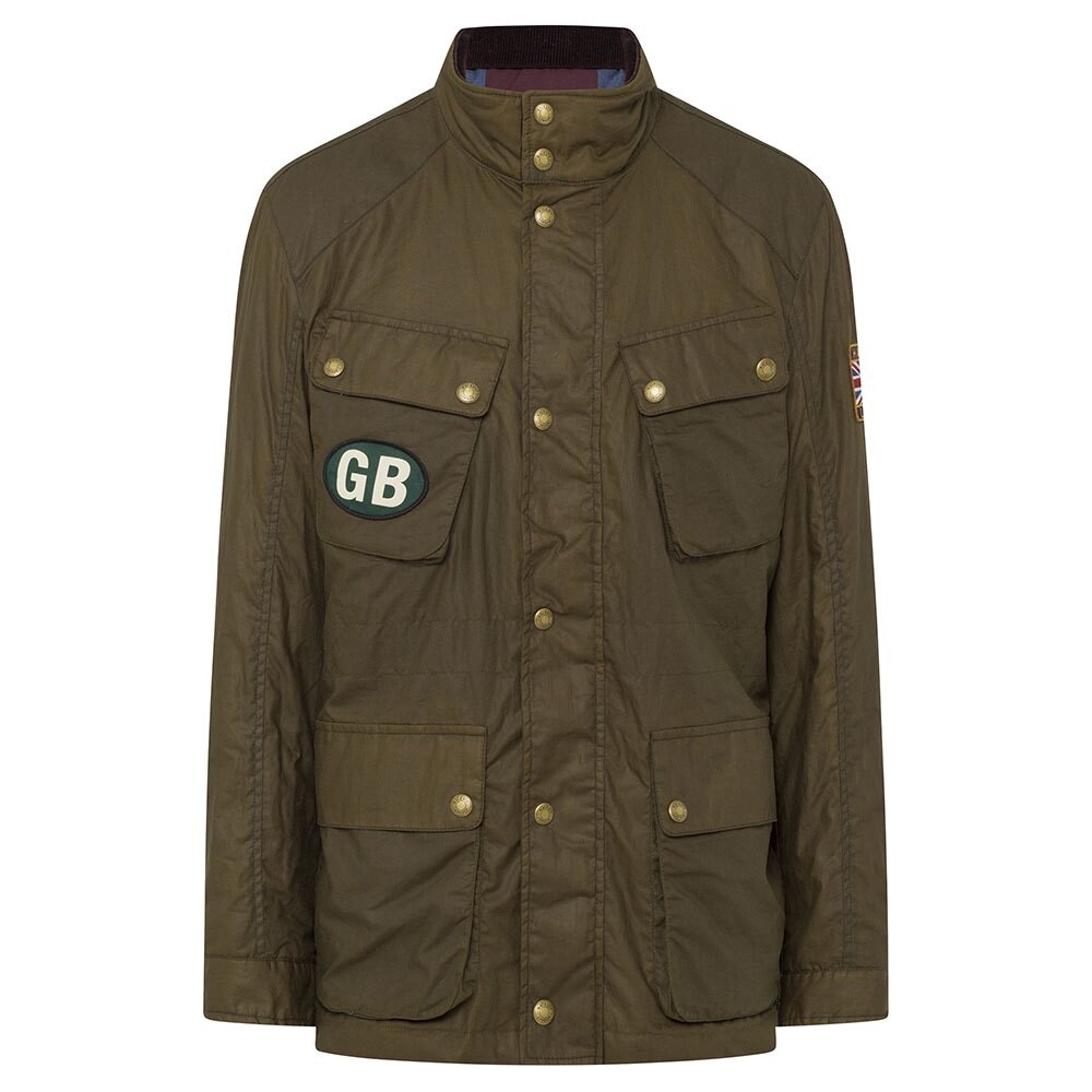 

Куртка Hackett British Kit Waxed, зеленый