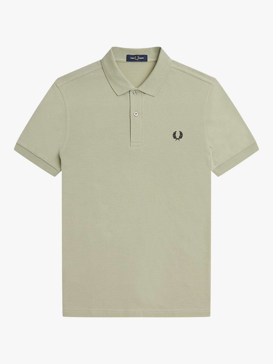 

Однотонная футболка-поло с короткими рукавами Fred Perry, морские водоросли