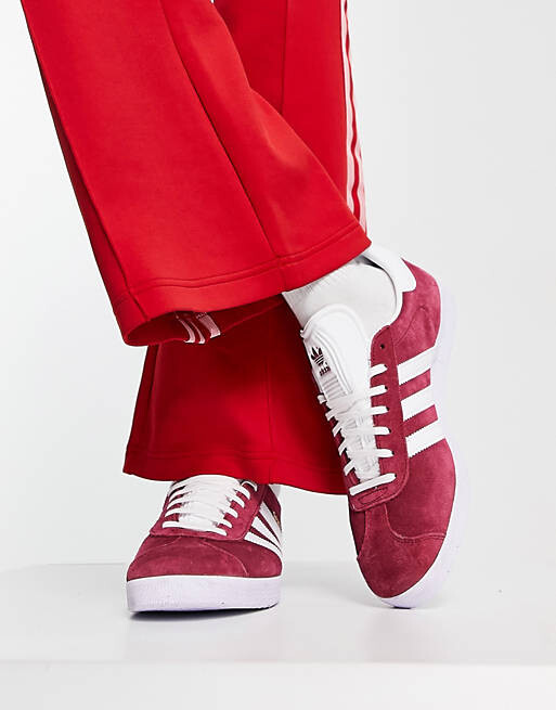 

Темно-бордовые кроссовки adidas Originals Gazelle, Красный