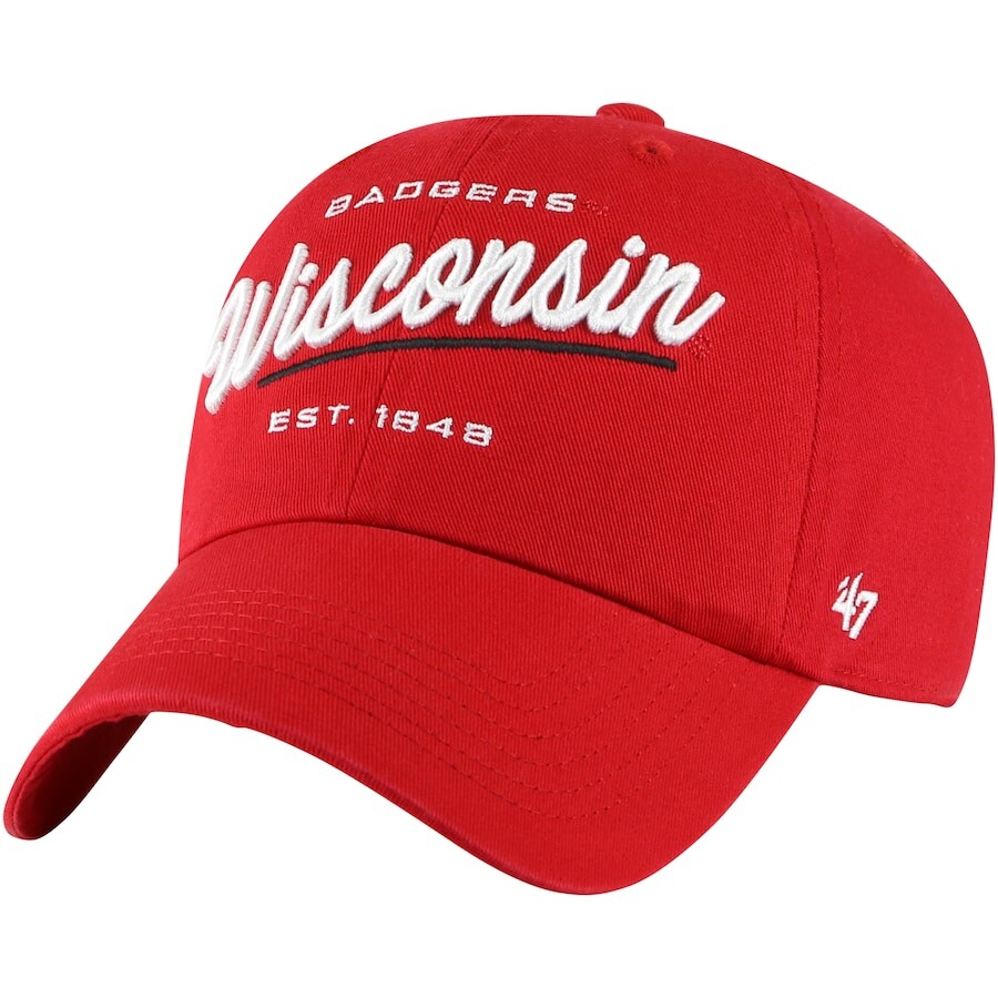 

Бейсболка 47 Wisconsin Badgers, красный