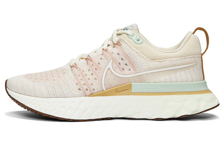 

Кроссовки Nike Wmns React Infinity Run Mandarin Duck розовый/зеленый