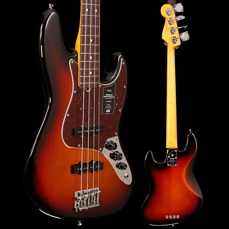 

Басс гитара Fender American Professional II Jazz Bass, Rosewood Fb, 3-Color SB