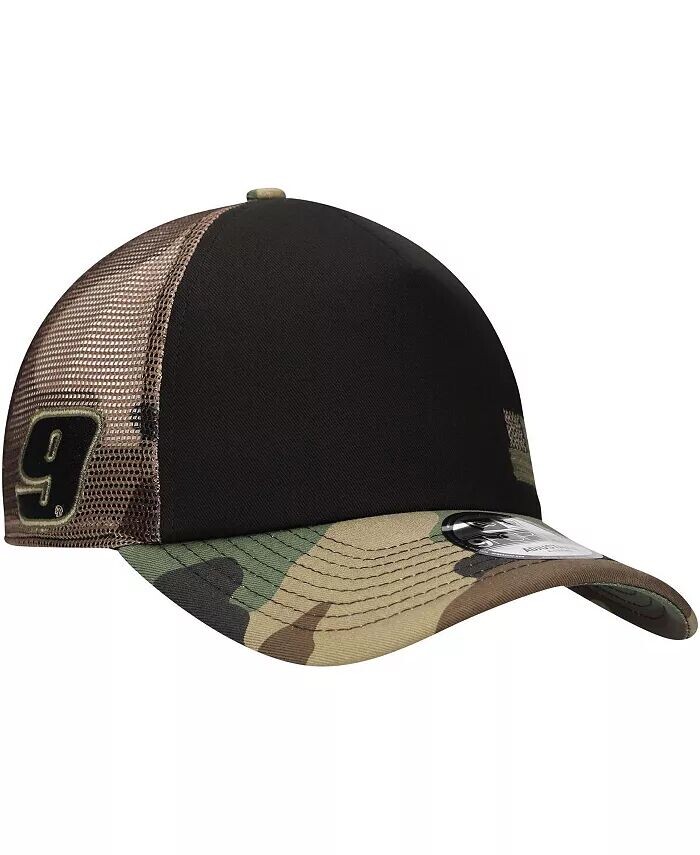 

Мужская регулируемая кепка Chase Elliott Trucker 9FORTY черного/камуфляжного цвета New Era, мультиколор