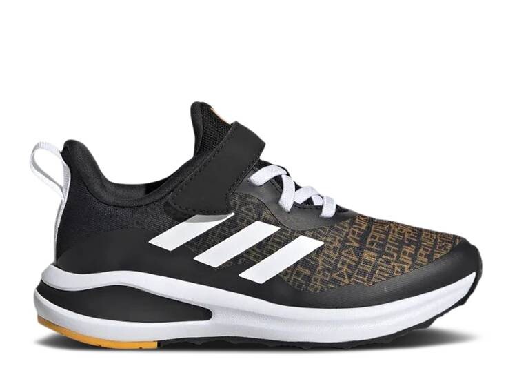 

Кроссовки Adidas FORTARUN MESSI EL J 'BLACK SEMI SOLAR GOLD', черный
