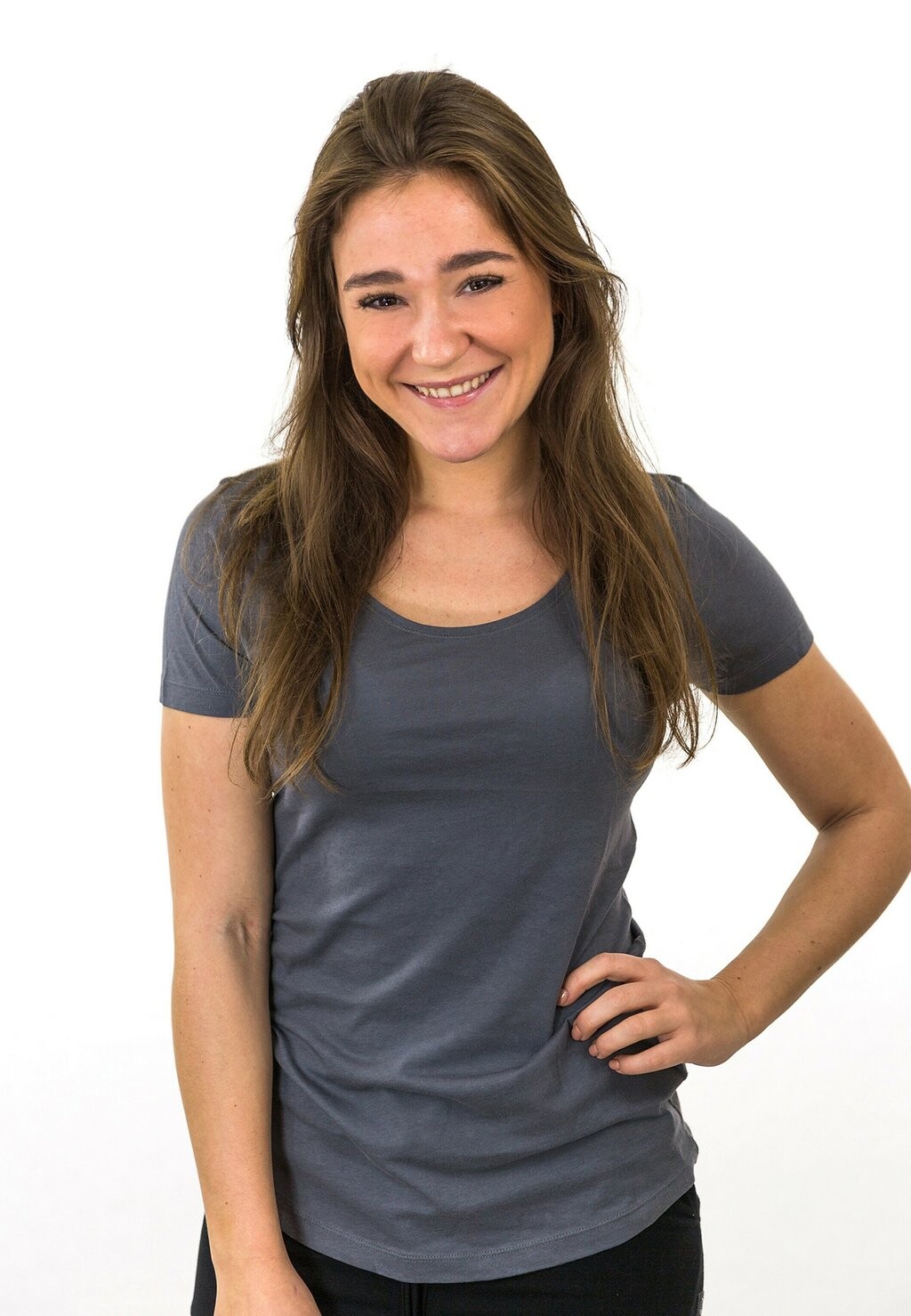 

Футболка базовая ALINA 1/2 ARM DAILY'S, цвет grey