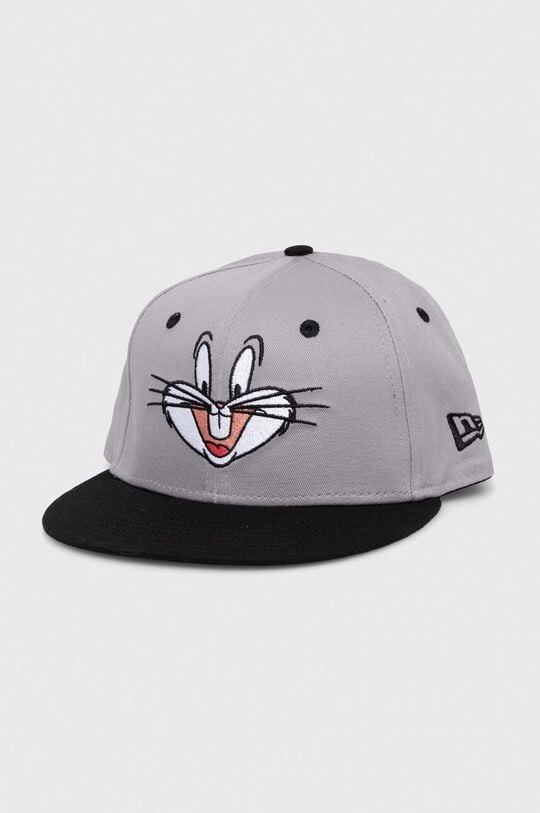 

New Era Детская хлопковая бейсболка BUGS BUNNY x Looney Tunes, серый