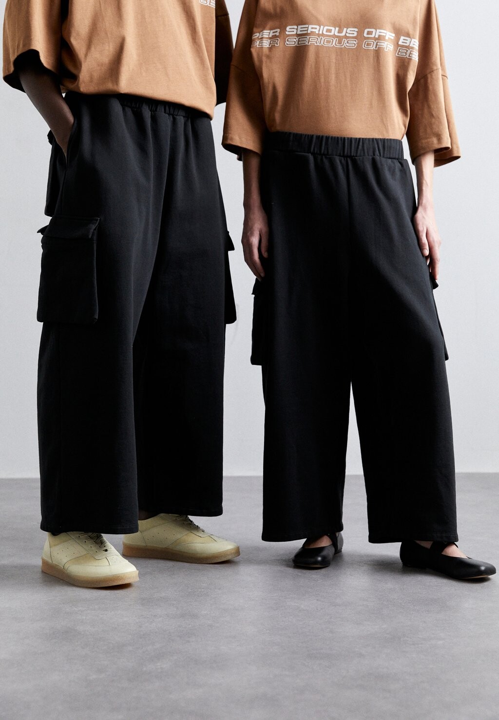

Брюки карго Mind Body Trousers Unisex STAMM, цвет washed black