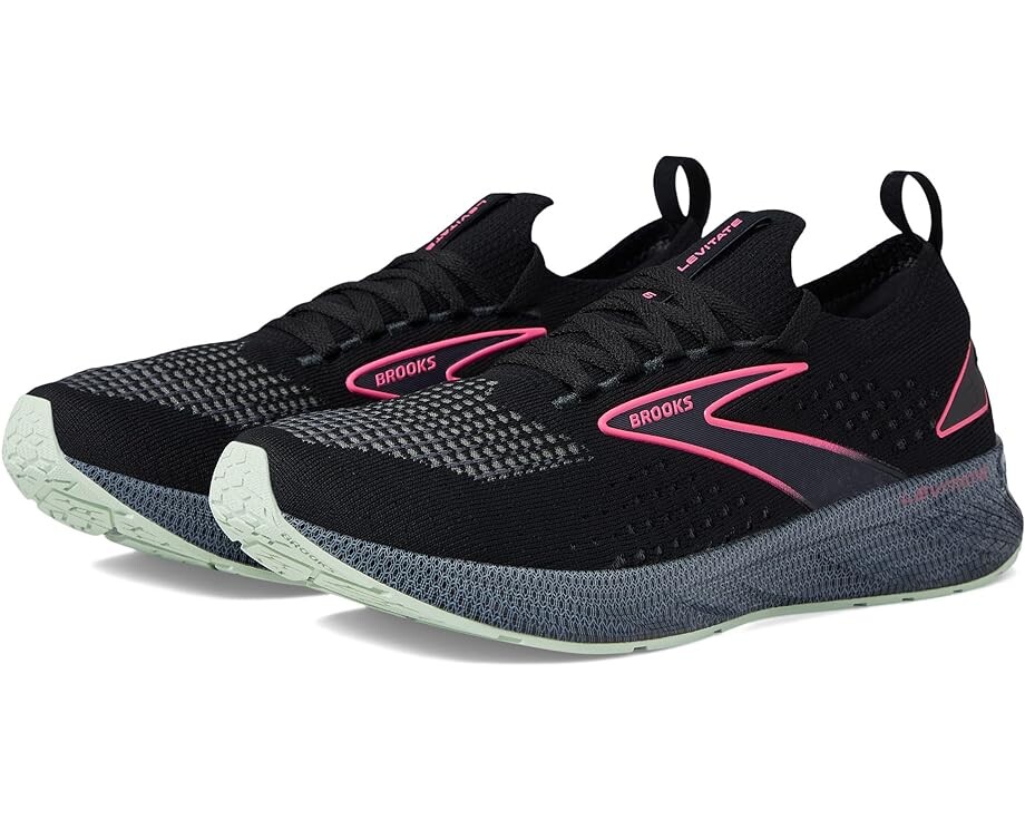 

Кроссовки Brooks Levitate StealthFit 6, цвет Black/Pink
