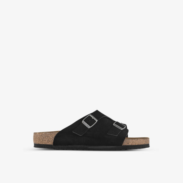 

Замшевые сандалии Zurich с двойной пряжкой Birkenstock, черный