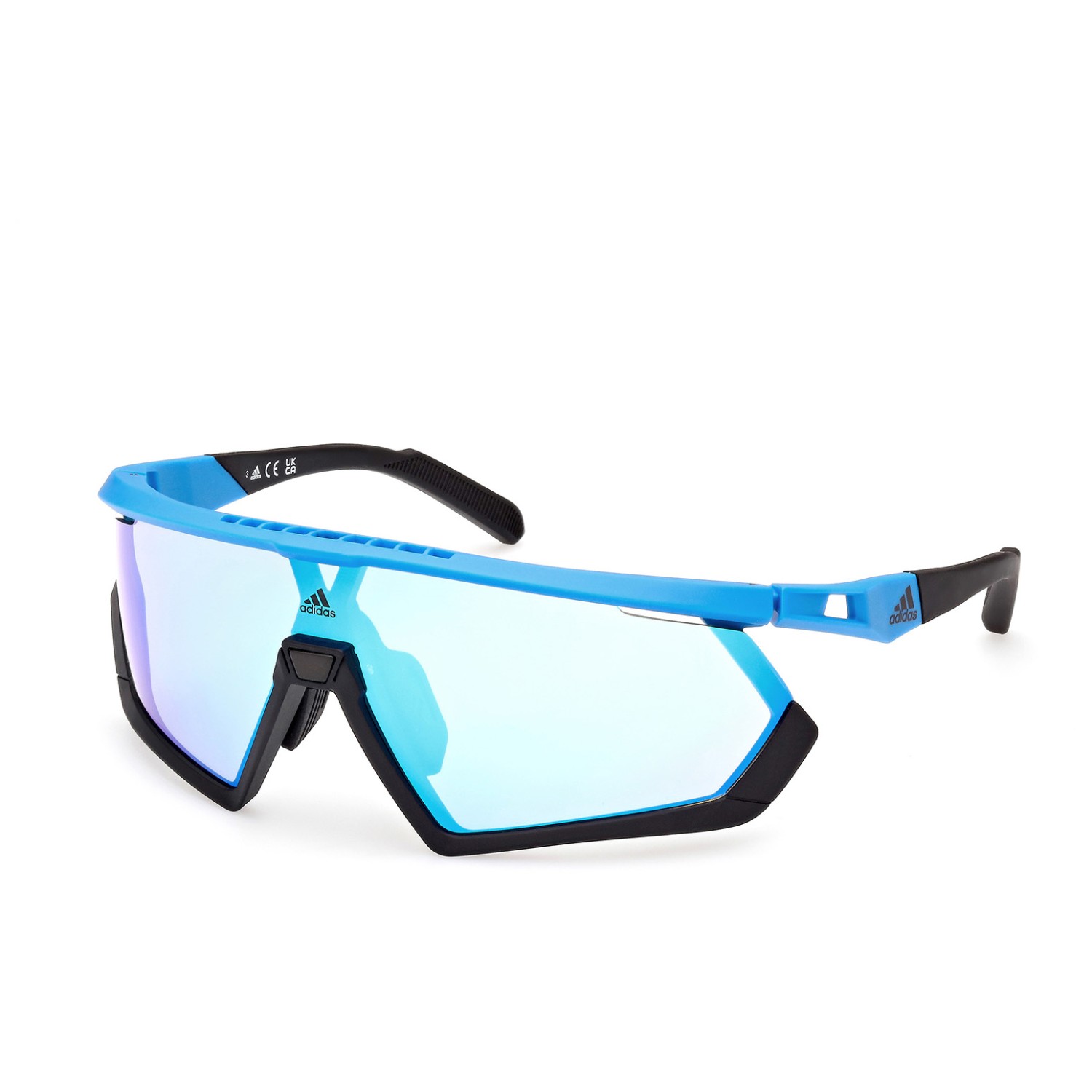 цена Велосипедные очки Adidas SP0054 Mirror Cat 2 + Spare Lens Cat 0, матовый синий