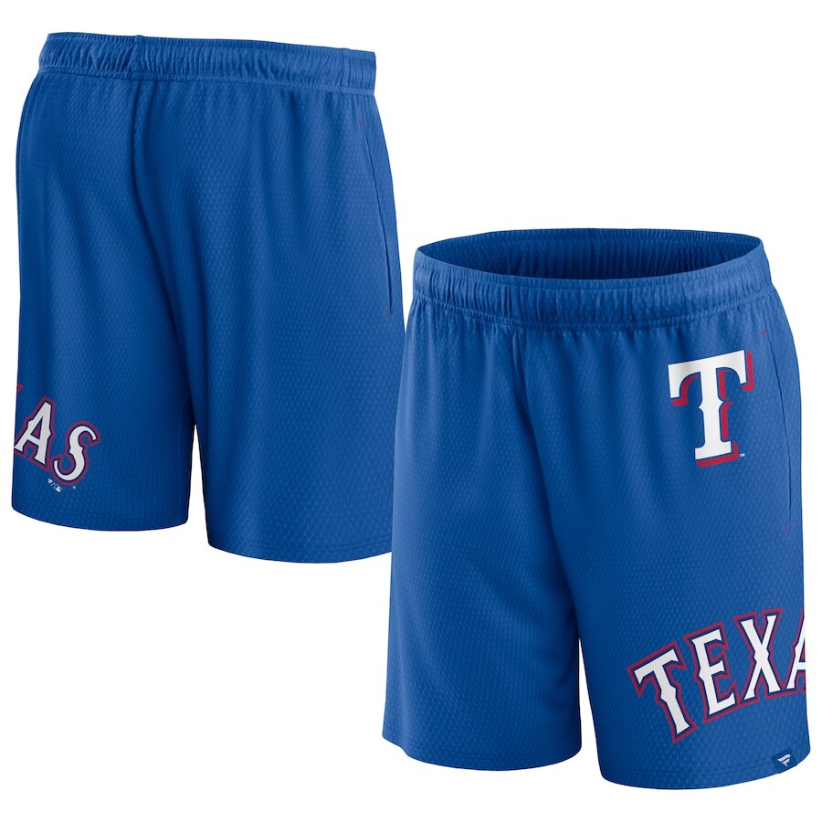 

Шорты Fanatics Branded Texas Rangers, роял
