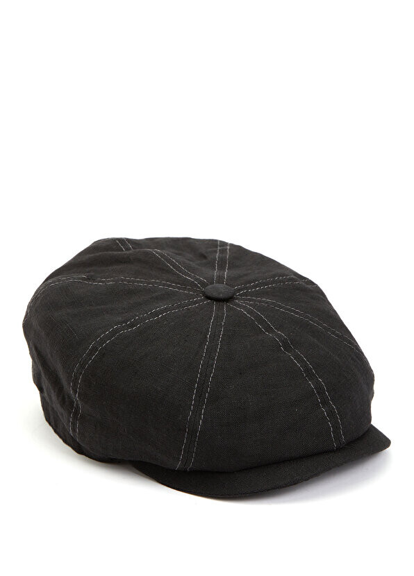 

Черная мужская льняная шляпа Stetson