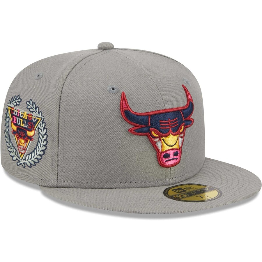 

Бейсболка New Era Chicago Bulls, серый