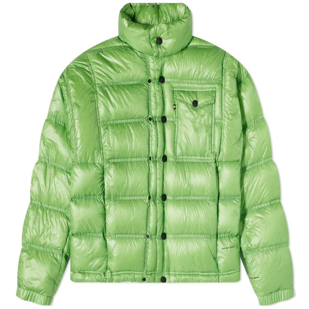 

Moncler Grenoble Raffort Куртка из микро-рипстопа, зеленый