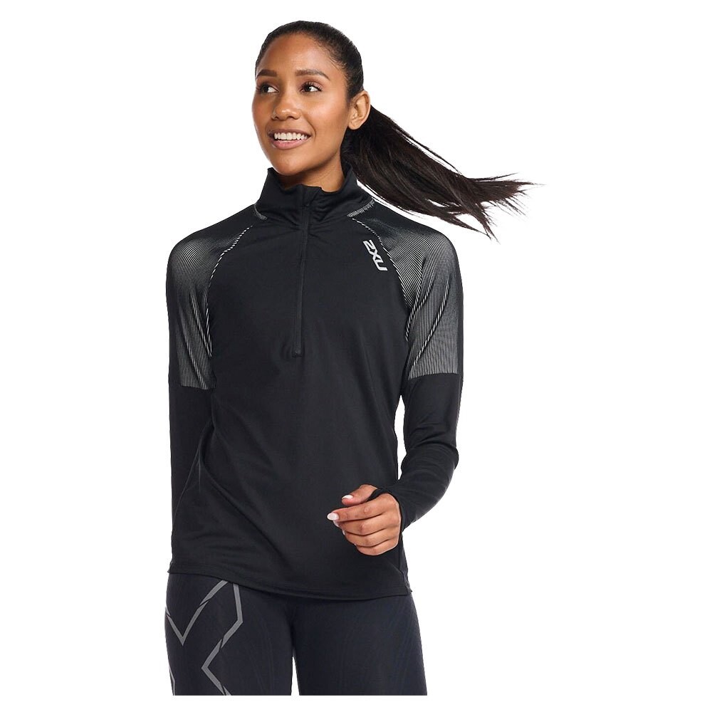 

Футболка 2XU Light Speed Half Zip, черный
